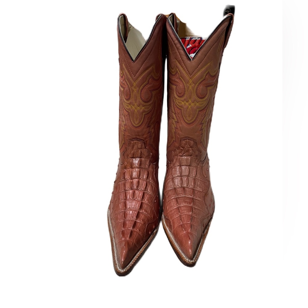 Oliverios Trotamundo Men's ostrich & crocodile boot